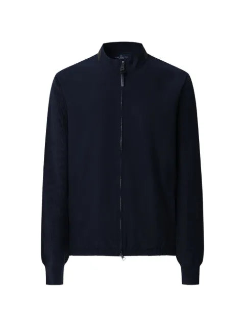 Hackett London zipped cardigan