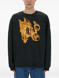 Palm Angels Burning monogram sweatshirt