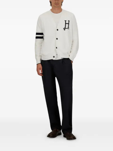 Herno logo-detail cardigan