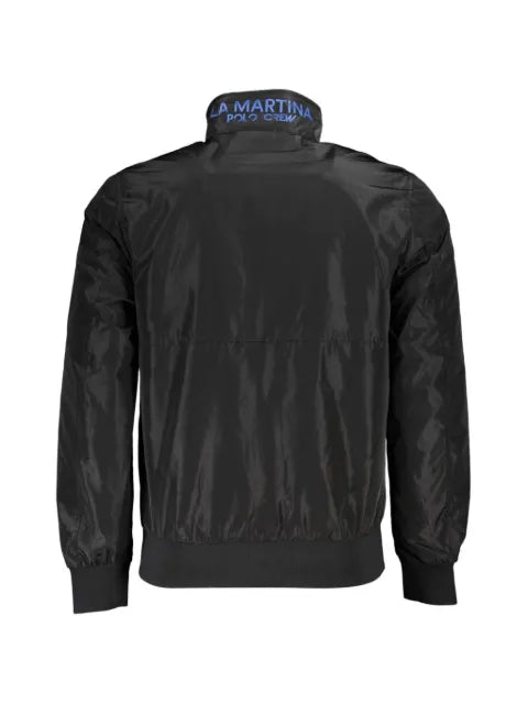 La Martina logo-embroidered bomber jacket