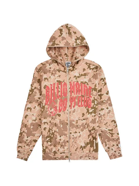 Billionaire Boys Club camouflage-print zip-up hoodie