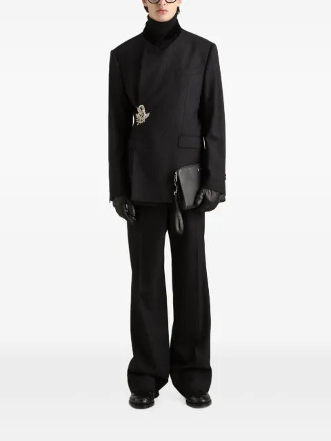 Dolce & Gabbana Sicilia double-breasted pinstripe wool jacket