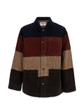 Sebago colour-block long-sleeve overshirt