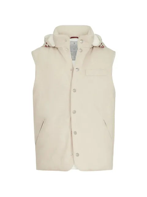 Brunello Cucinelli snap-button-fastening gilet