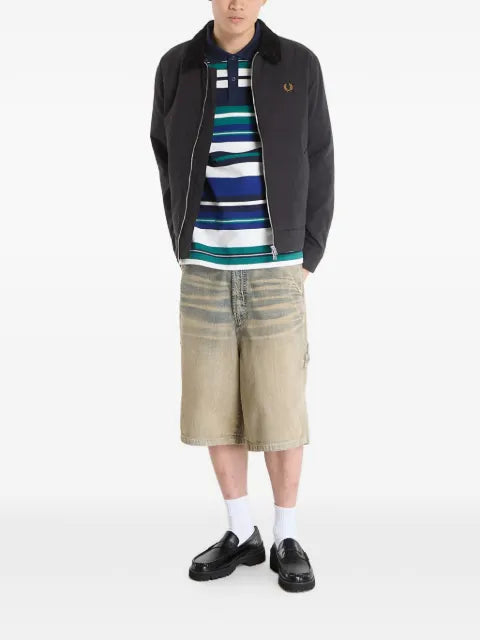 Fred Perry Caban corduroy-collar bomber jacket