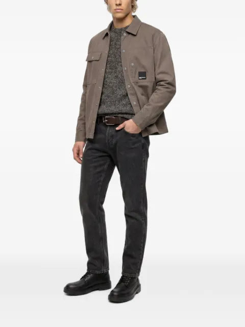 Karl Lagerfeld Jeans canvas overshirt jacket