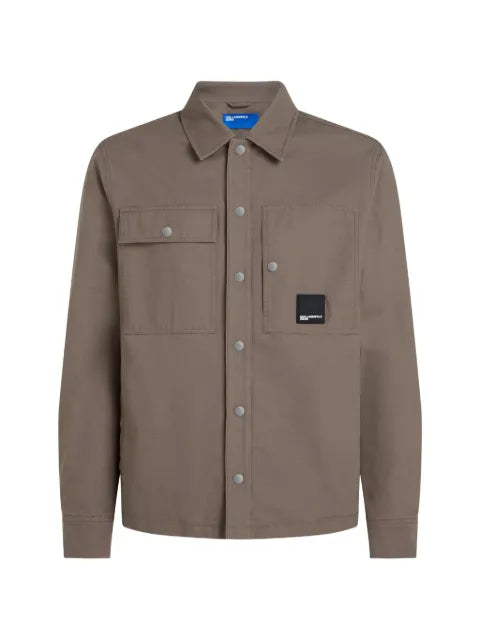 Karl Lagerfeld Jeans canvas overshirt jacket