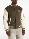 Manière De Voir equestrian wool-blend varsity jacket