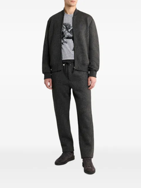 ETRO jacquard bomber jacket with Arnica motif
