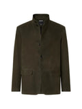 Zegna dark olive green SECONDSKIN II Conte jacket