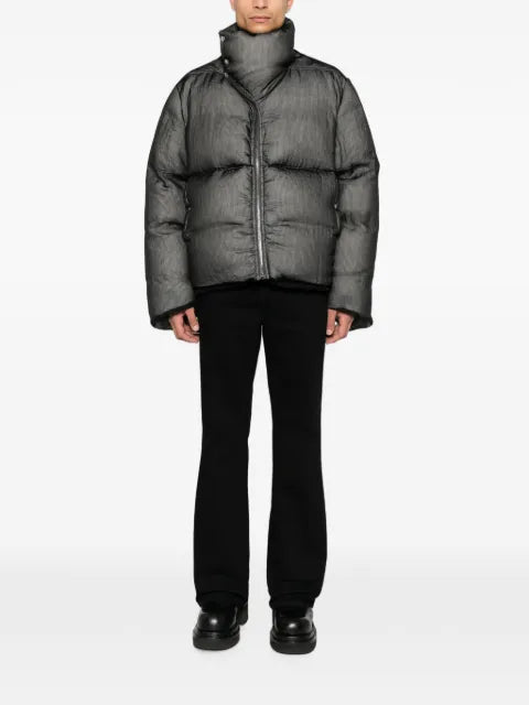 Rick Owens Turtle funnel-neck padded jacket