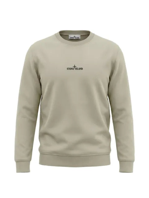Stone Island 6100039 organic cotton fleece sweatshirt