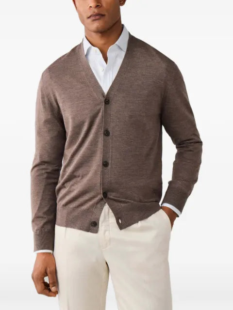 Hackett London merino wool cardigan