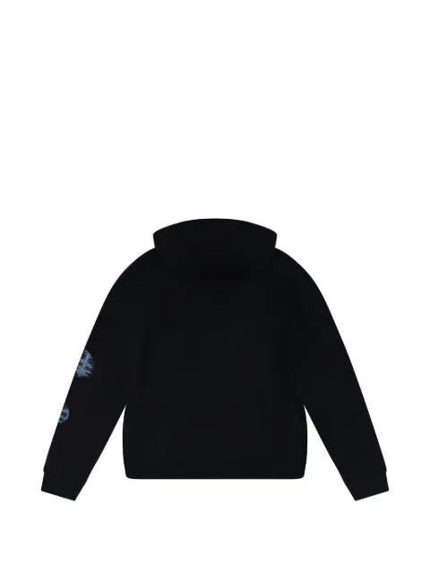 Ahluwalia panelled drawstring hoodie
