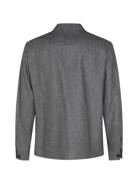 Eleventy button-up chest-pocket jacket