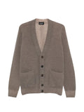 AROVESCIO button-up knitted cardigan