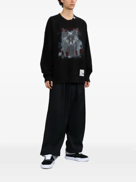 Maison MIHARA YASUHIRO cat-print sweatshirt