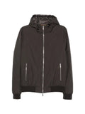 Moorer hooded bomber jacket