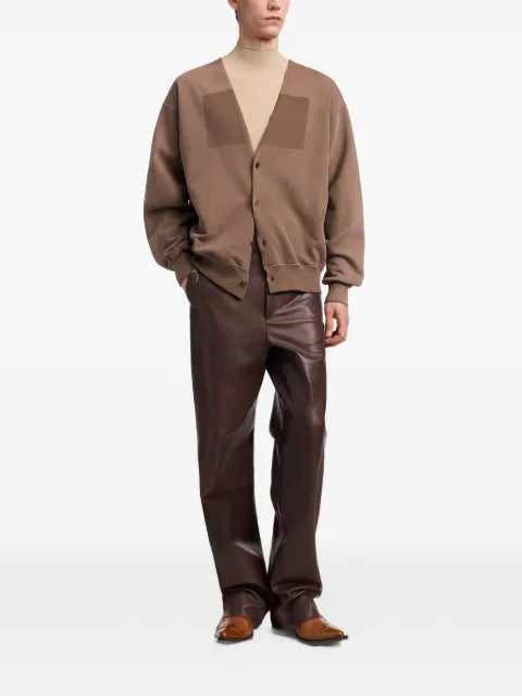 Maison Margiela V-neck fleece cardigan