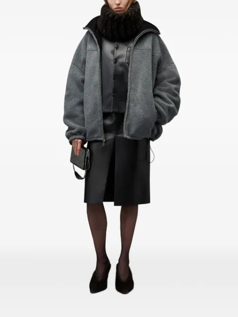 Alexander Wang reversible funnel-neck track jacket