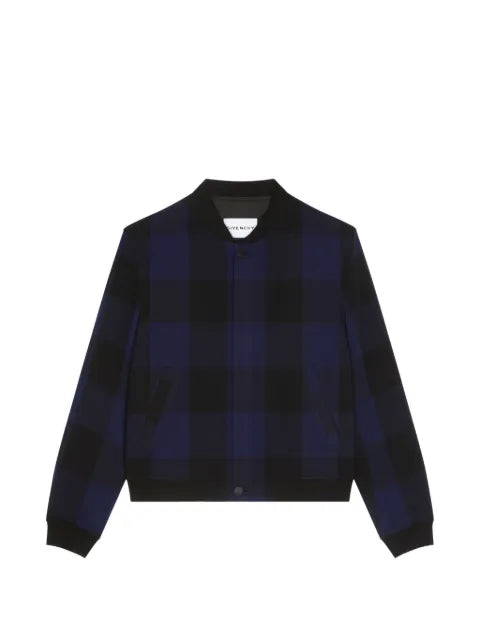 Givenchy light blouson in checked jacquard