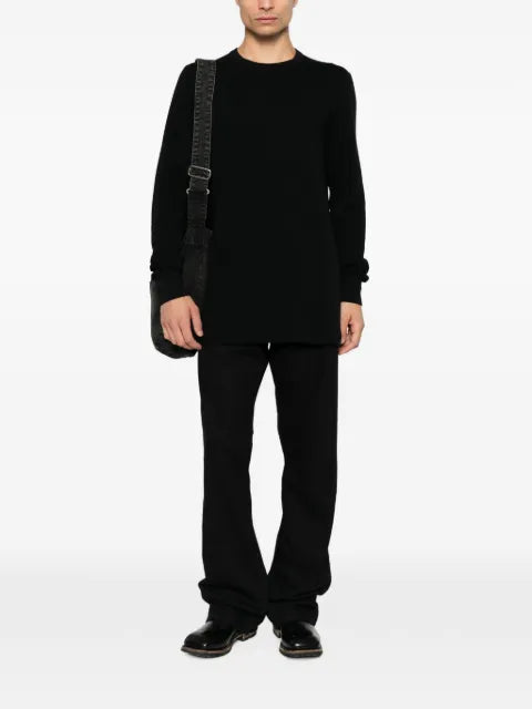 Rick Owens ribbed-knit long-sleeve sweater
