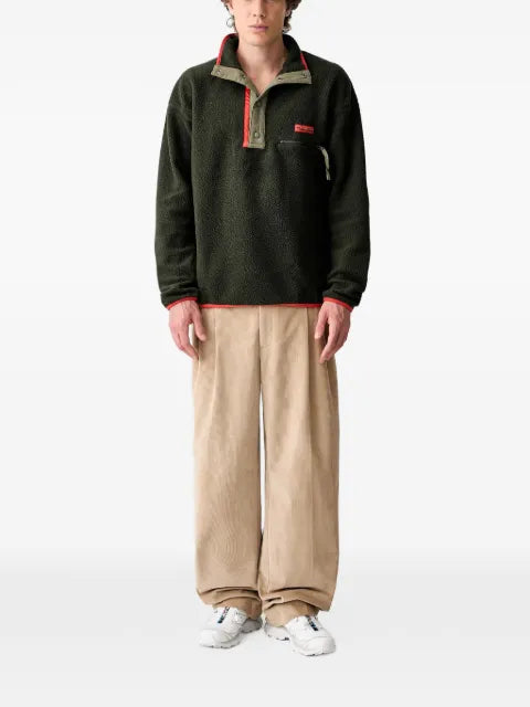 Columbia Helvetia II press-stud fleece sweater