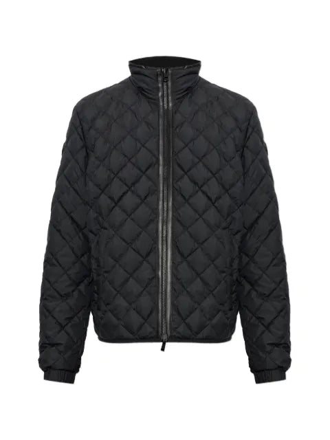 Moncler Delviane reversible diamond-quilted down jacket