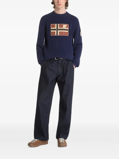Napapijri Archive flag-patch sweater