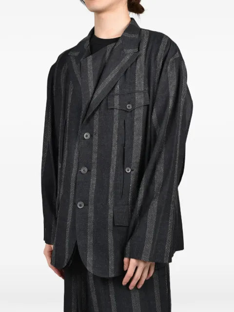 Yohji Yamamoto striped blazer
