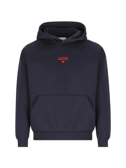 Giada Benincasa embroidered pouch-pocket hoodie