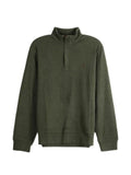 Polo Ralph Lauren herringbone-patterned quarter-button sweater