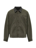 rag & bone leather-collar jacket