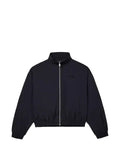 Purple Brand logo-embroidered zip-up jacket