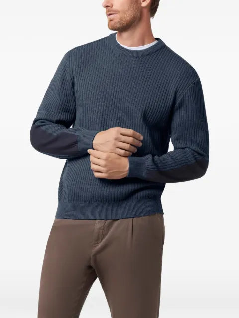 Paul & Shark ribbed Typhoon Platinum sweater