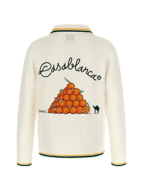 Casablanca Pyramid of Oranges cardigan