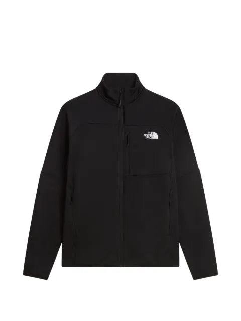 The North Face logo-print zip-up sweatshirt