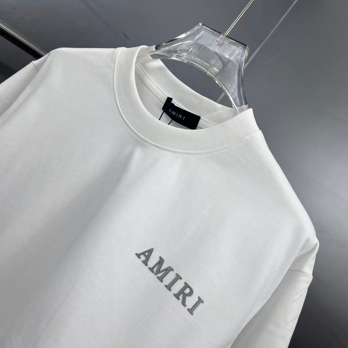 AMIRI Splatter Logo Graphic Crew-Neck Short-Sleeve T-Shirt