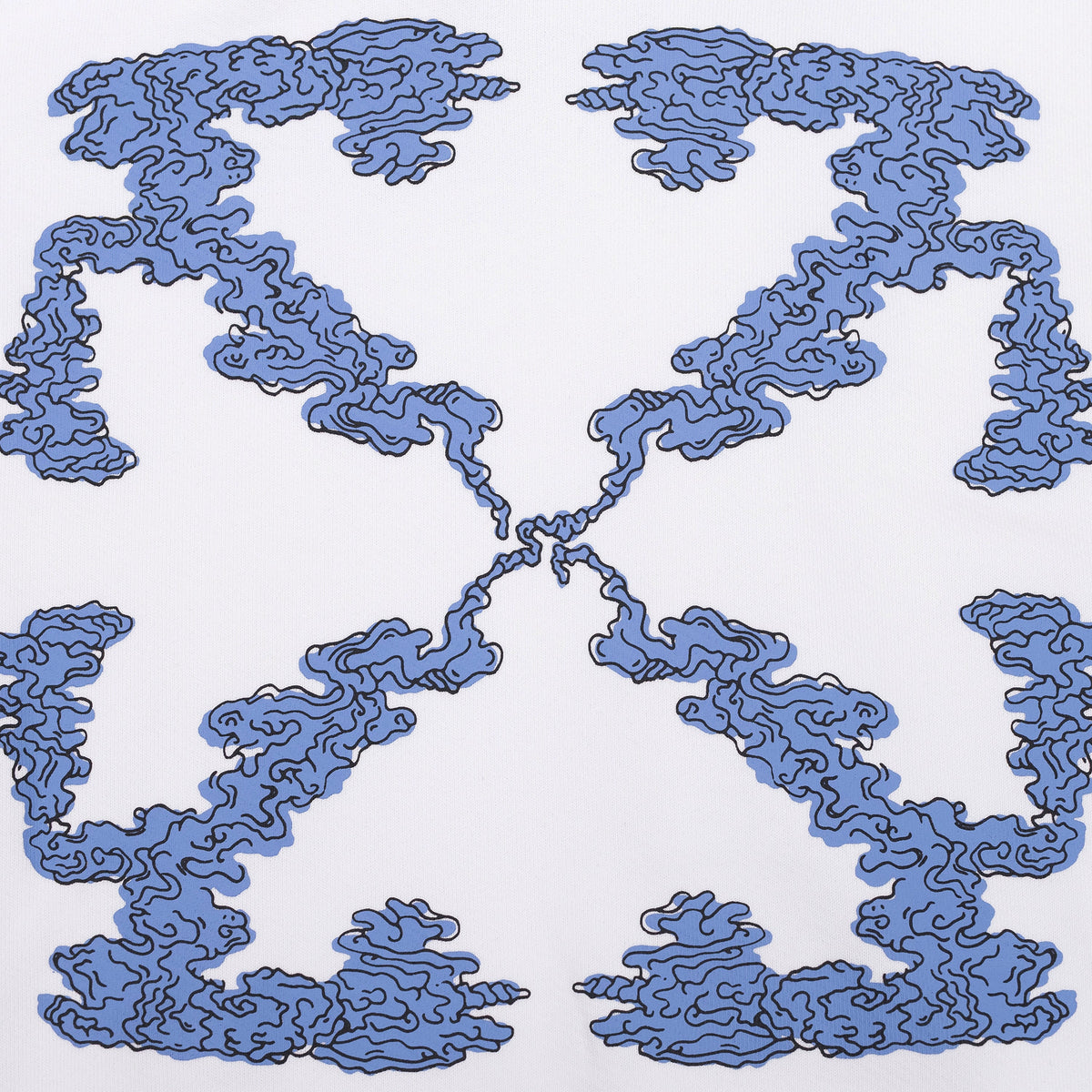 White Cloud Arrow Skate Hoodie