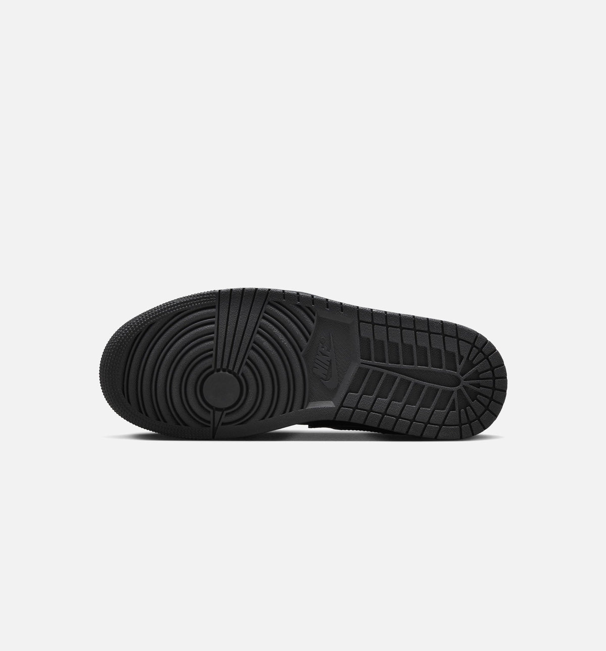 Air Jordan 1 Low Patent Elephant Womens Lifestyle Shoe | Black/White/Metallic Silver
