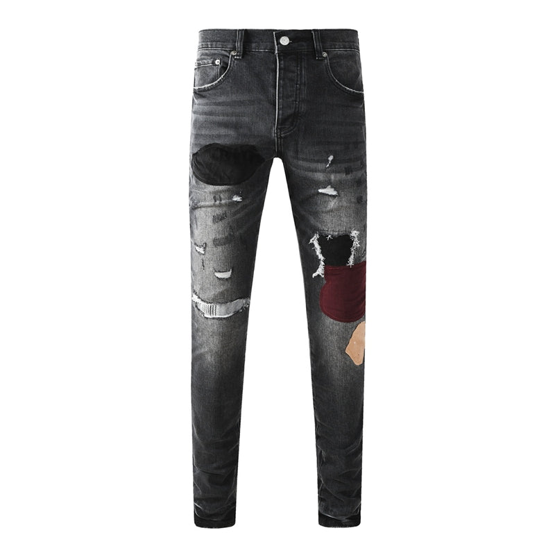 PURPLE  Fashion Jeans 9135
