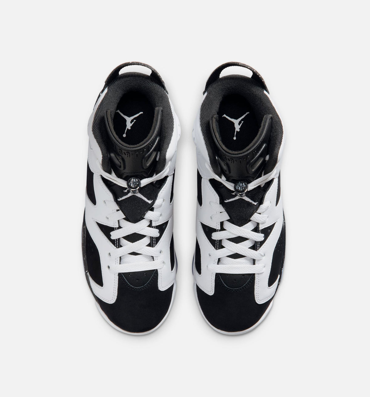 Air Jordan 6 Retro Black and White Grade School Lifestyle Shoes (GS)