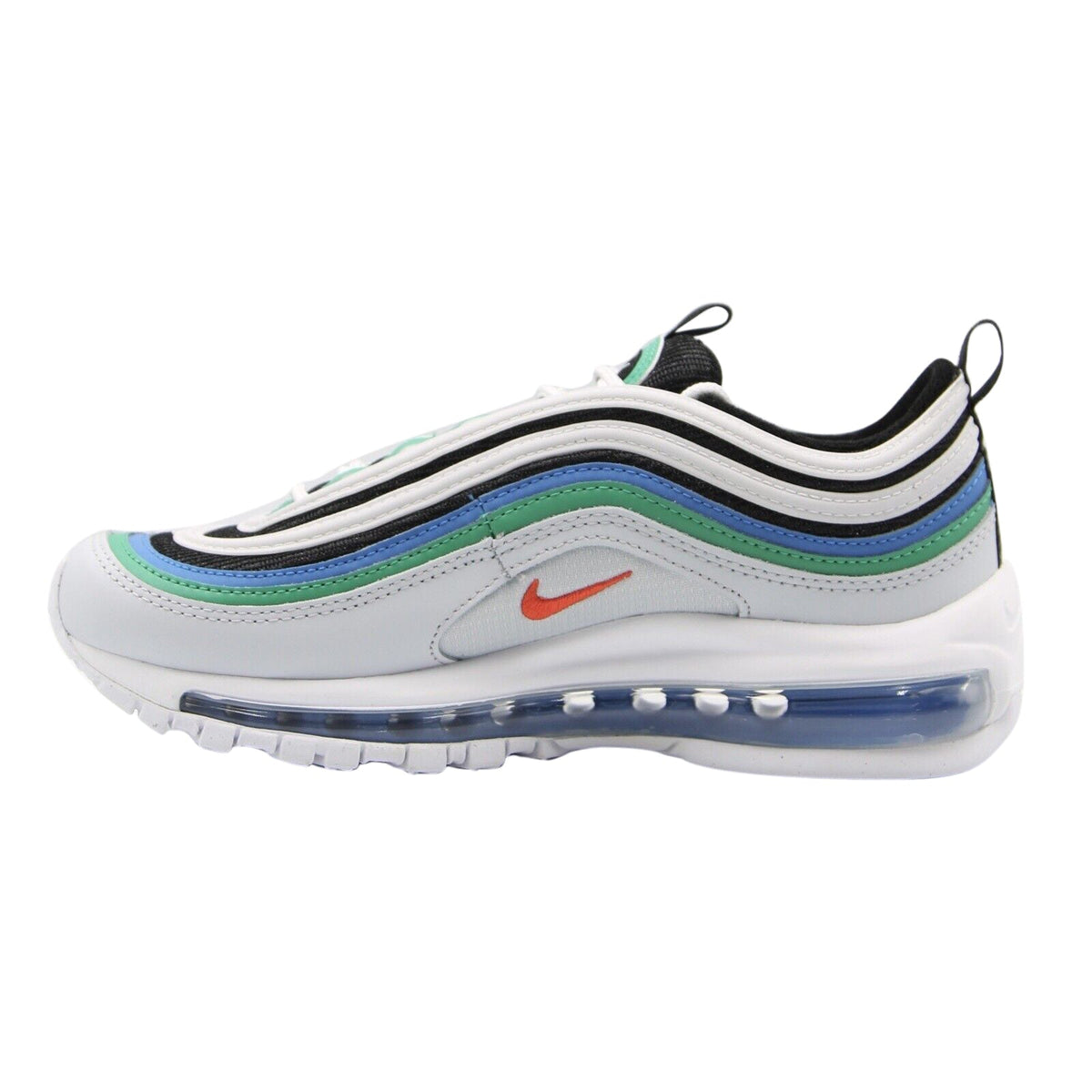 Big Kid's Nike Air Max 97 Pure Platinum/Lt Crimson-Black (921522 031)