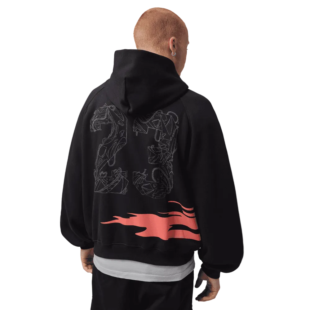 Air Jordan Brooklyn Fleece Oversized Graphic Pullover Hoodie
