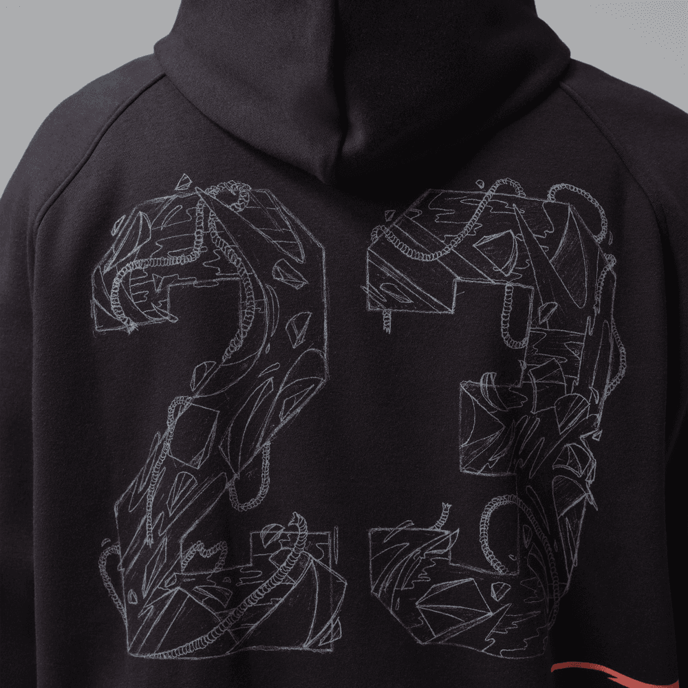 Air Jordan Brooklyn Fleece Oversized Graphic Pullover Hoodie
