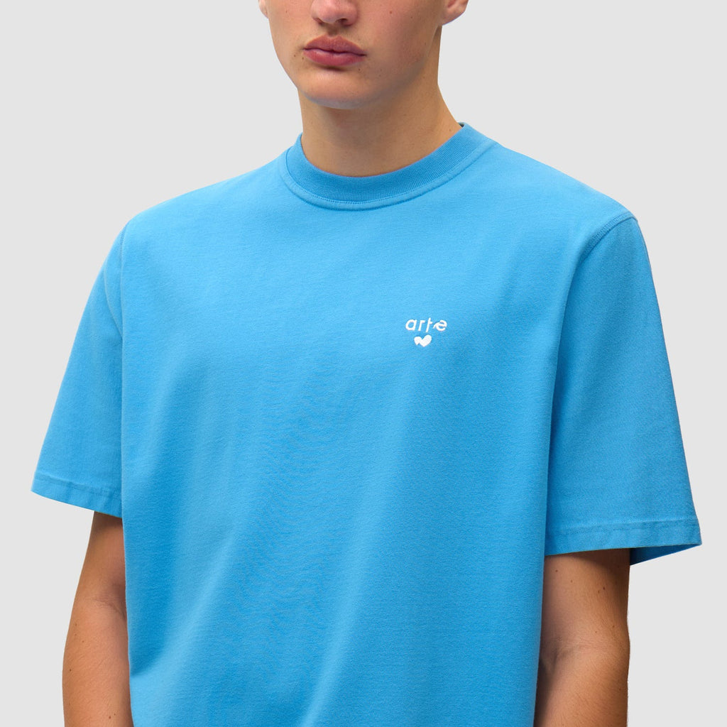 Arte Heart Logo T-shirt: Blue