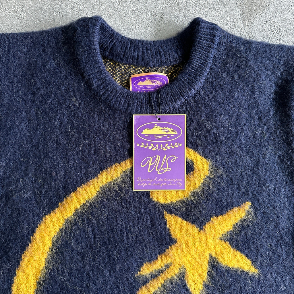 Corteiz Mohair Darkblue