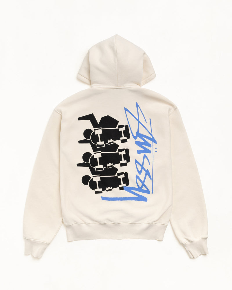 SKATE STACK ZIP HOODIE PIGMENT DYED