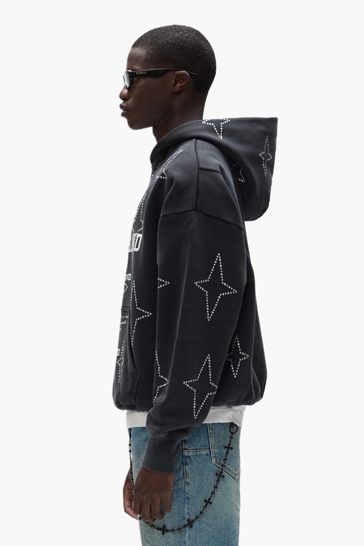 Stacked Crystal Stars Hoodie
