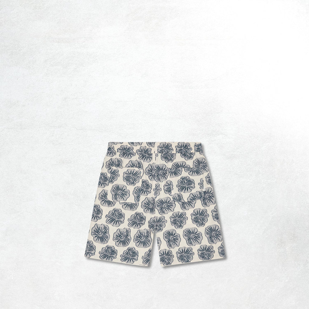 Les Deux Dahlia Jacquard Shorts: Dark Denim Blue